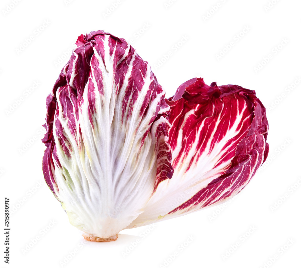 Radicchio isolated on white background Radicchio isolated on white background