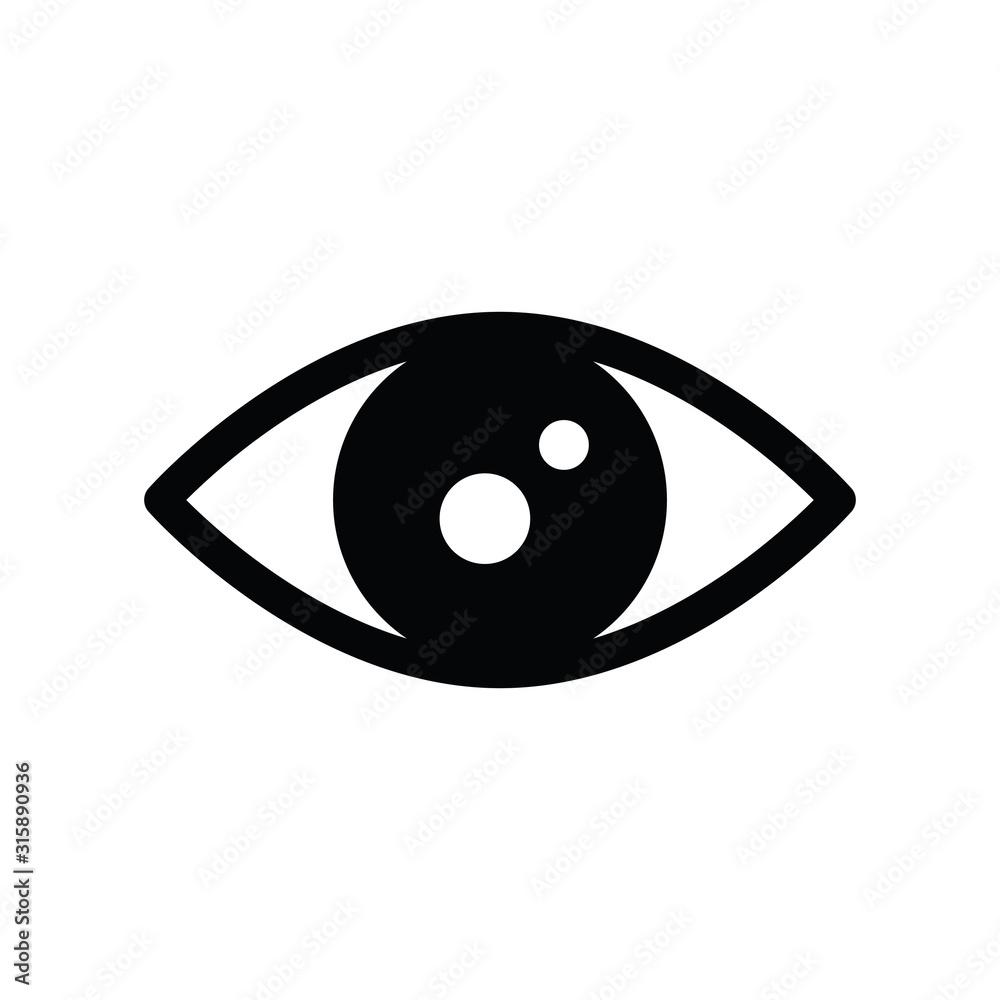 eye icon. eye symbols for web design. eye icon. eye symbols for web design.
