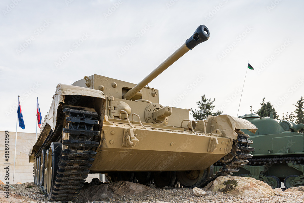 Cromwell tank is on the Memorial Site near the Armored Corps Museum in Latrun, Israel Cromwell tank is on the Memorial Site near the Armored Corps Museum in Latrun, Israel