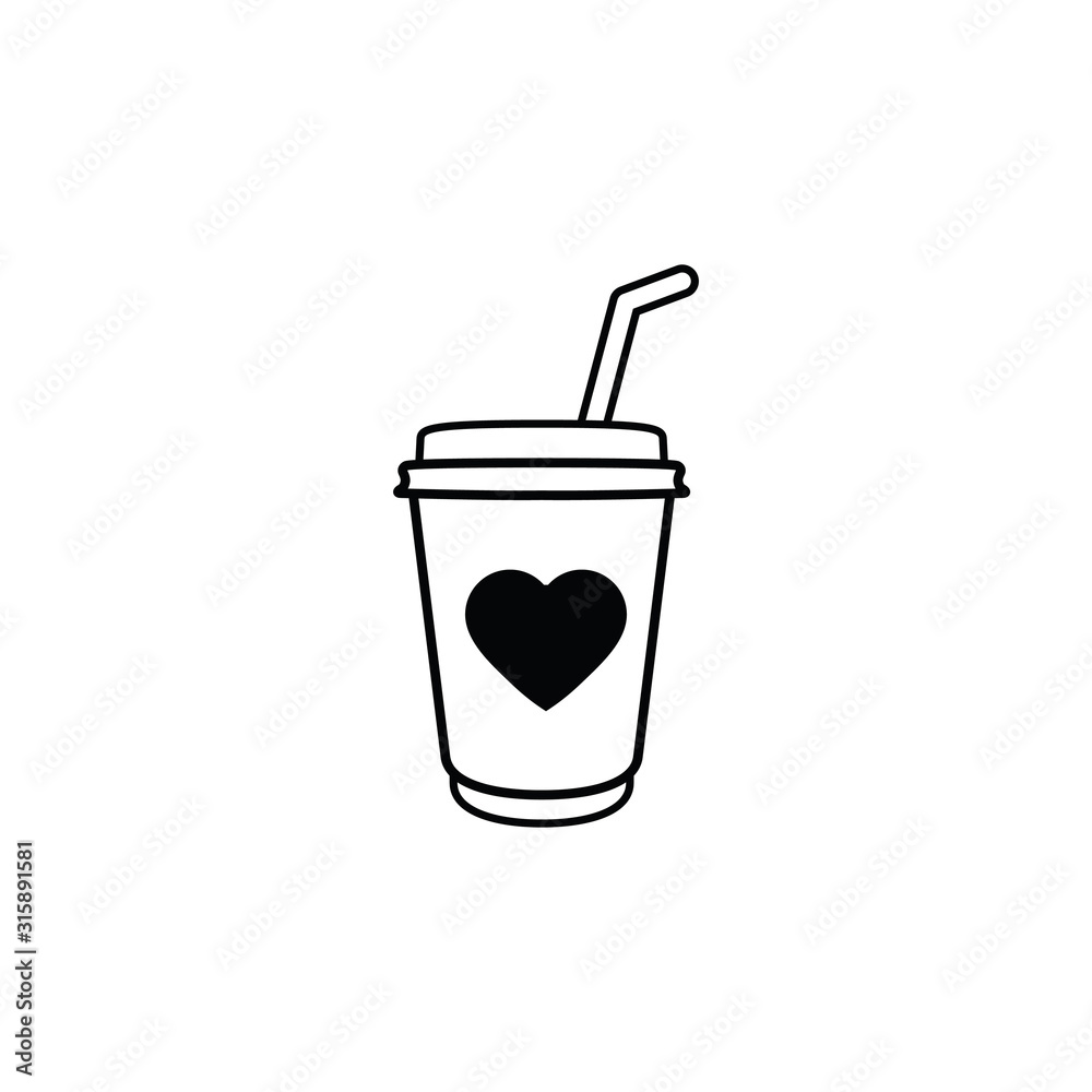 disposable cup of coffee icon. cafe logo. disposable cup for cafe typography design. disposable cup of coffee icon. cafe logo. disposable cup for cafe typography design.