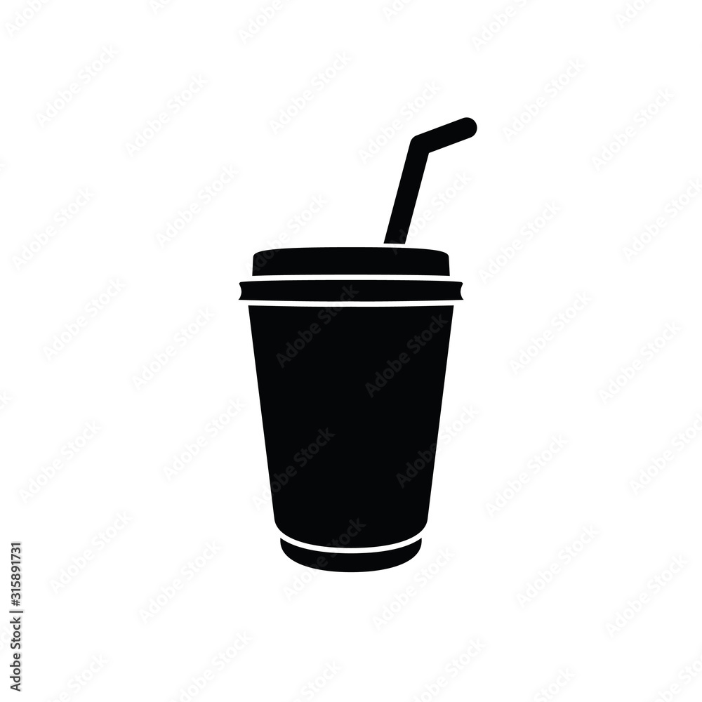 disposable cup of coffee icon. cafe logo. disposable cup for cafe typography design. disposable cup of coffee icon. cafe logo. disposable cup for cafe typography design.