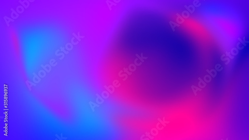 Abstract gradient blue purple and pink soft blurred background.