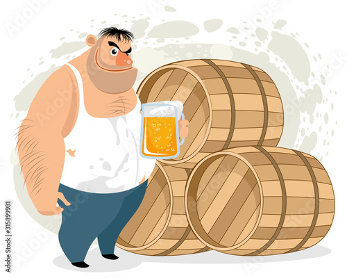 Photography Man drinking beer