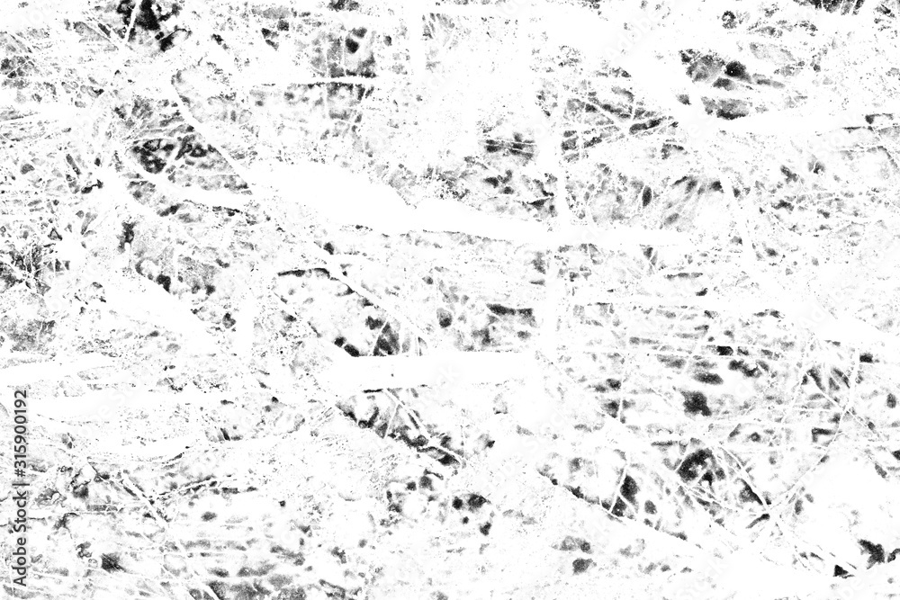 Fototapeta premium Grunge texture background of black and white. Abstract of scratches, chips, scuffs, cracks.