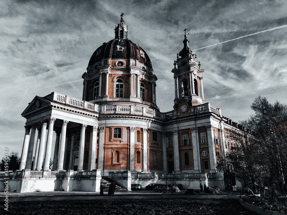 05/12/19 - Superga, Torino, Italy - The wondeful Basilica of Superga near Turin in Northen Italy