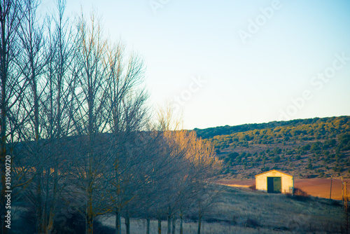 Countryside scenes of Spain. Spain is located in Europe and known as a big tourism country..