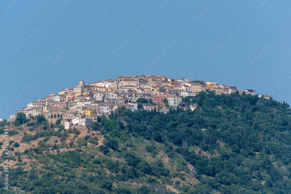 View of Rotondella, Basilicata, Italy