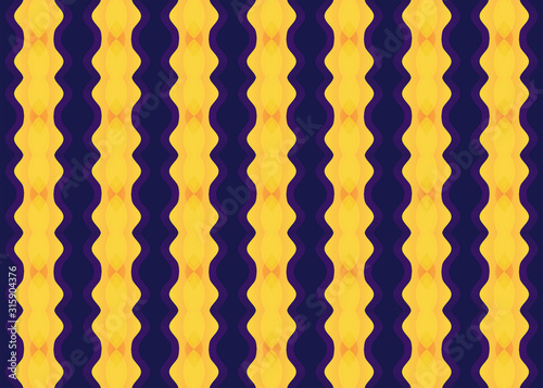 Seamless geometric pattern design illustration. Background texture. In yellow, blue, purple colors.