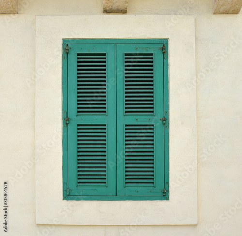 Window closed shutters