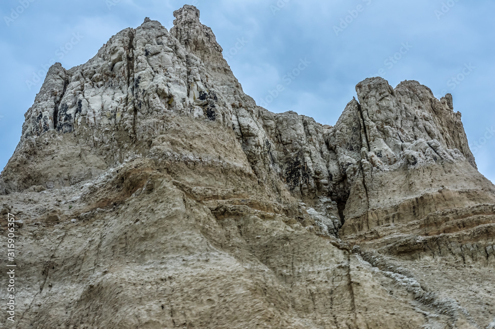 paysage du dakota du sud, badlands