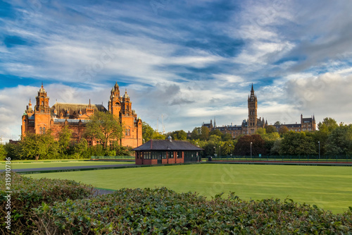 Kelvingrove museum and the university of Glasgow, Scotland, United kingdom photo
