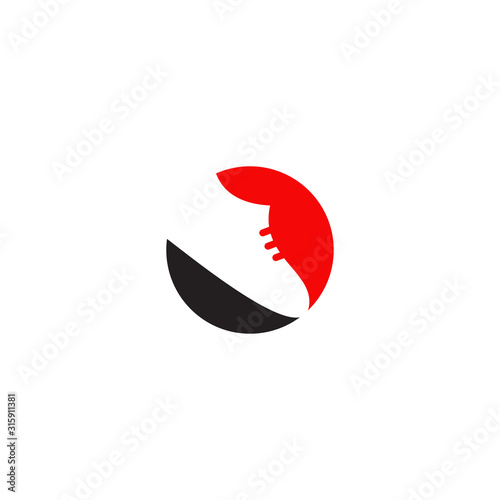Man shoes logo design vector template
