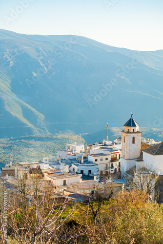 GRANADA, SPAIN - February 5, 2019: Cáñar is a small mountain village in Granada in Spain. Spain is an European country which has many touristic places.. © J Photography