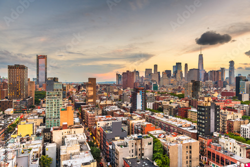 New York, New York, USA Downtown Skyline © SeanPavonePhoto