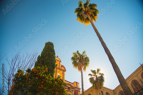 ANDALUSIA, SPAIN - February 6, 2019: Malaga is a town in Granada, Spain. It is known as La Malaga de Picaso. photo