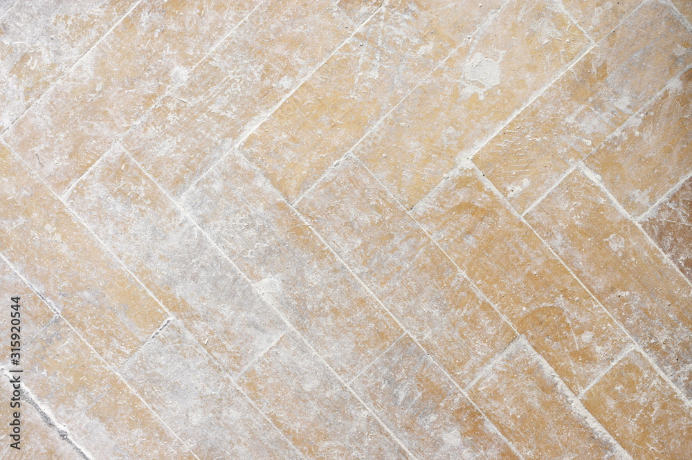 Fototapeta premium Old distressed wood parquet floor texture