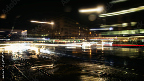 night traffic in the city © babaroga