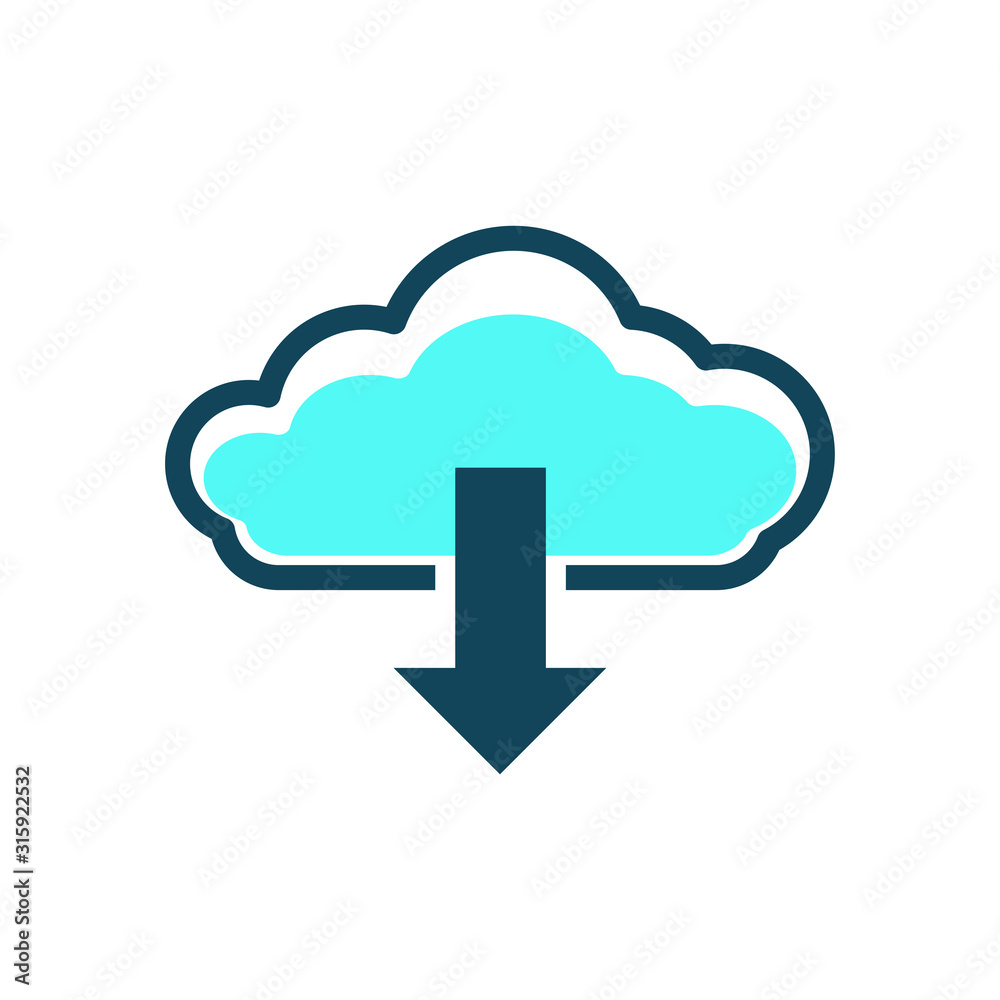 Download from virtual cloud icon in trendy design style. download from virtual cloud icon isolated on white background. download. From virtual cloud vector icon Download from virtual cloud icon in trendy design style. download from virtual cloud icon isolated on white background. download. From virtual cloud vector icon