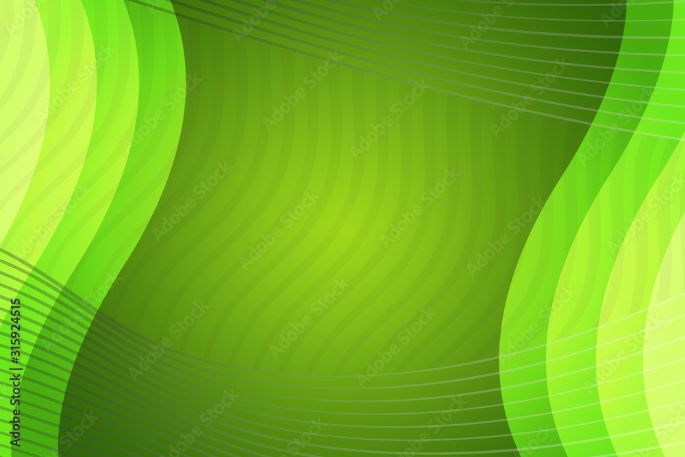 abstract, green, wave, wallpaper, design, light, waves, pattern