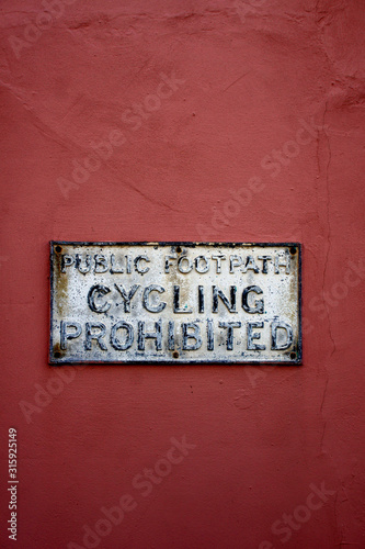 Old street sign © trgowanlock