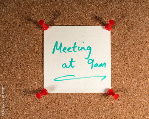 Meeting Reminder photo