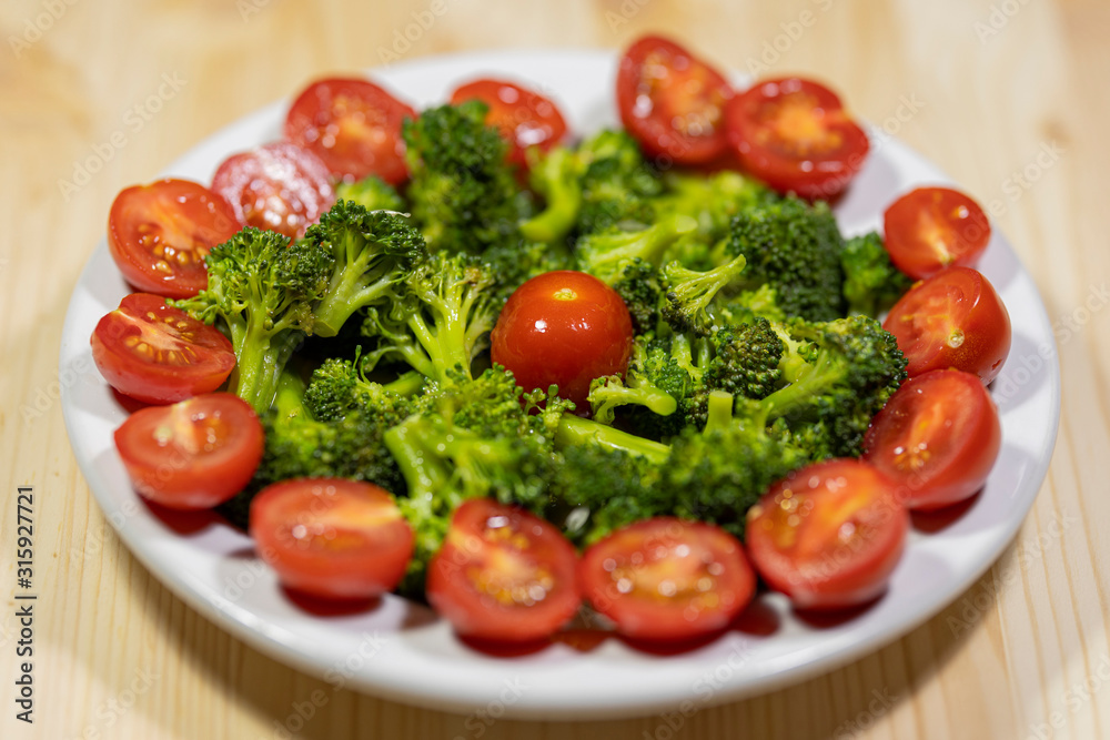 healthy and tasty broccoli and tomato salad healthy and tasty broccoli and tomato salad