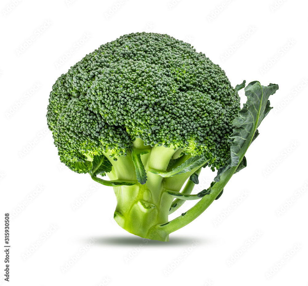 Broccoli isolated on white background with clipping path Broccoli isolated on white background with clipping path