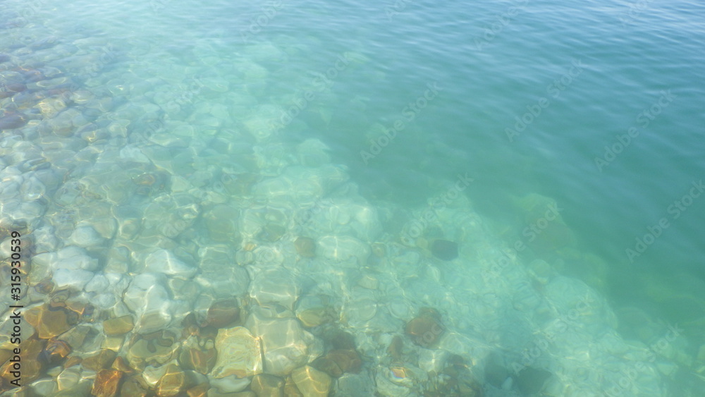 死海の水面