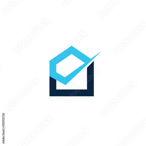house check logo vector icon illustration