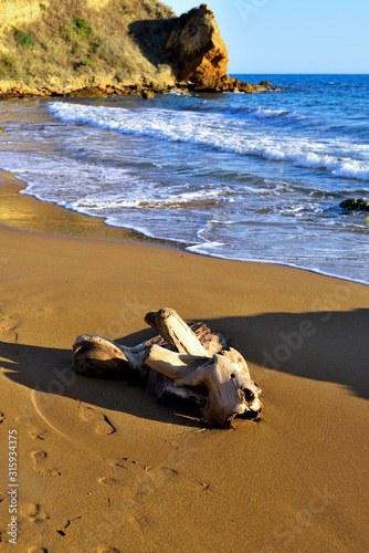 beach in sciacca (timpi russi) sicily italy photo