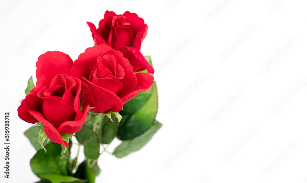Red rose made of paper on the background Red rose made of paper on the background