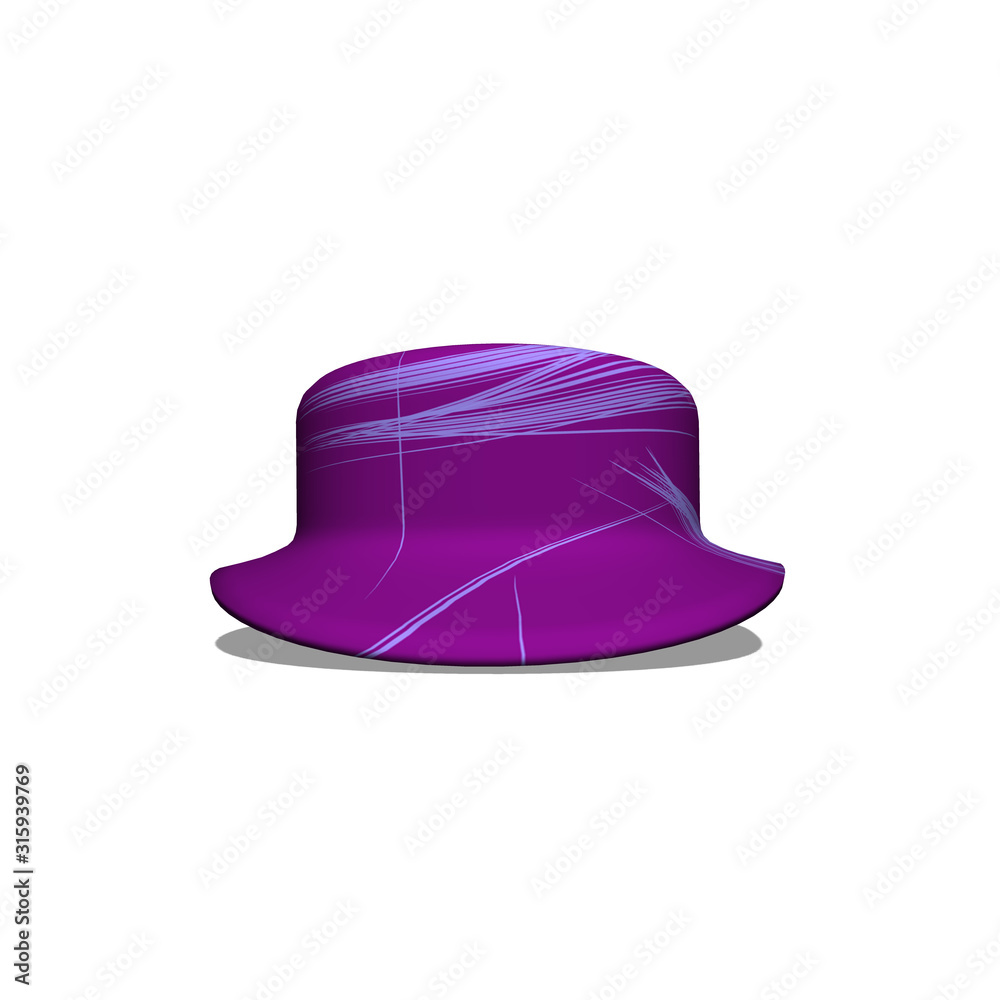 colorful hat isolated on white background colorful hat isolated on white background
