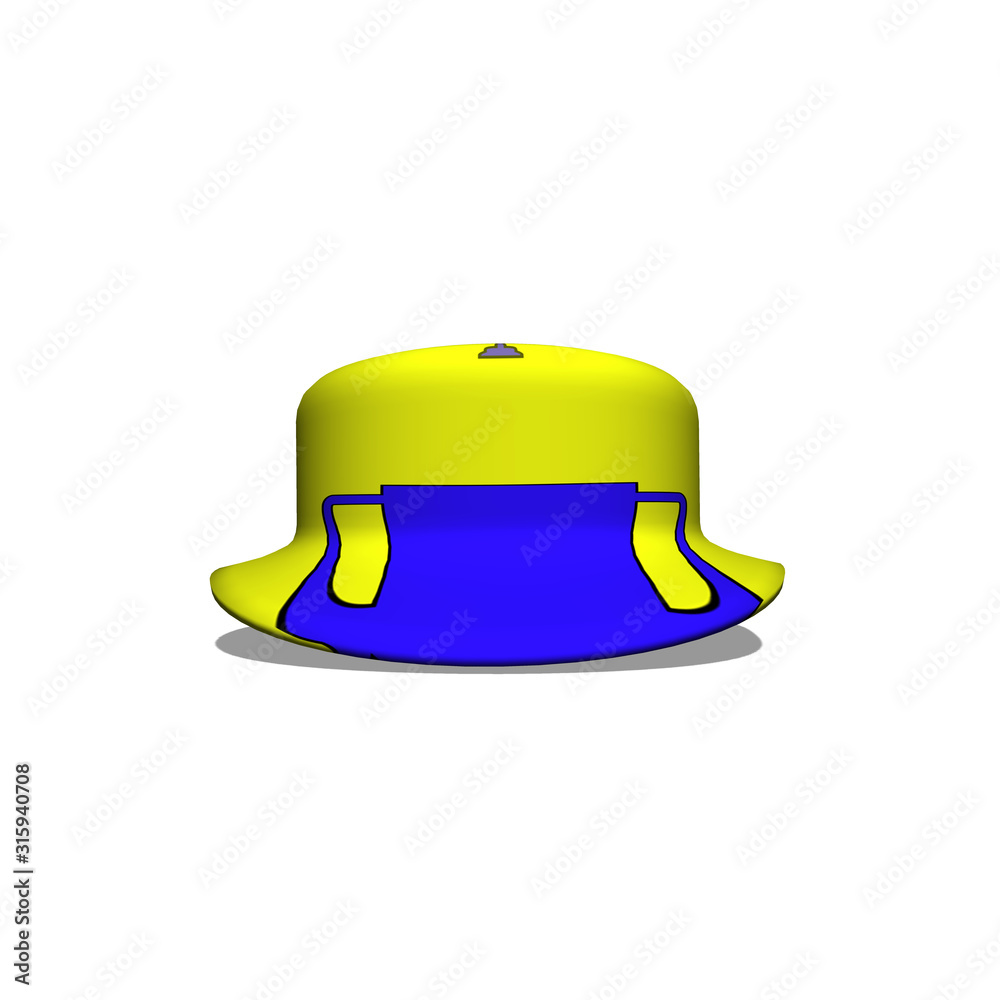 colorful hat isolated on white background colorful hat isolated on white background