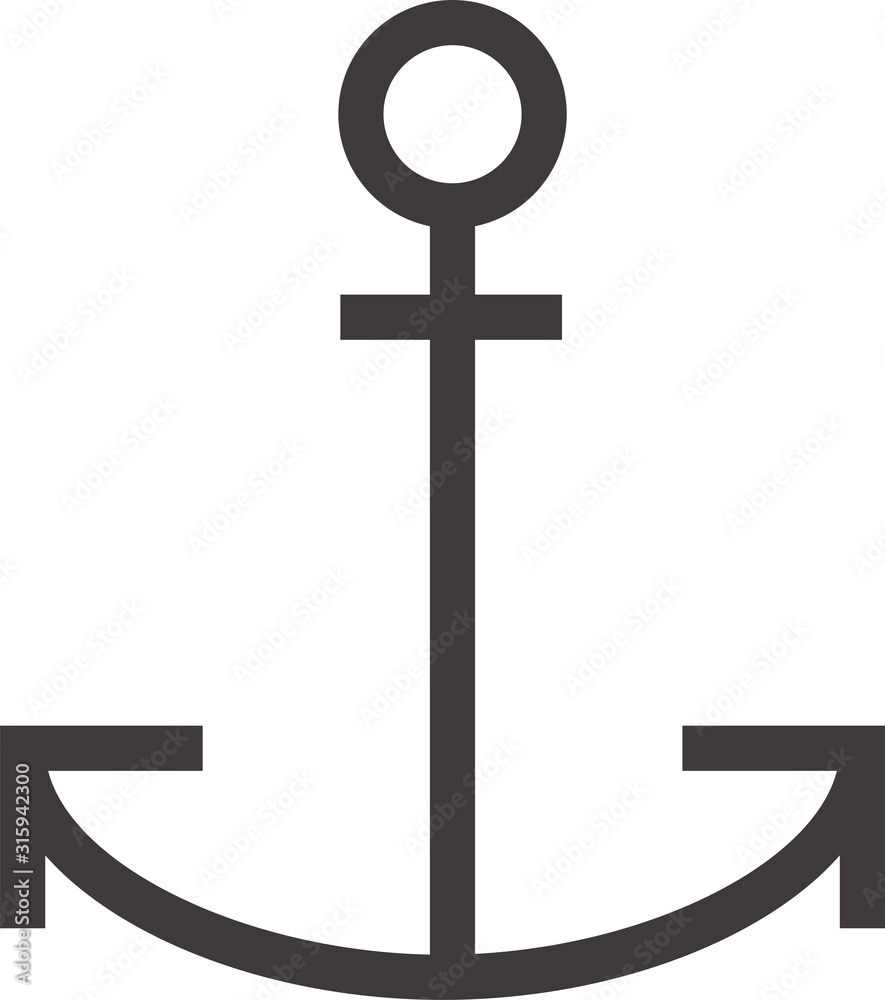 錨アイコンイラスト Stock Vector Adobe Stock