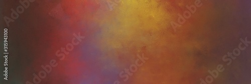 horizontal colorful vintage painting background texture with brown, old mauve and very dark violet colors and space for text or image. can be used as header or banner