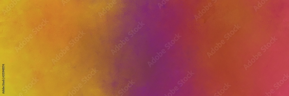 horizontal multicolor painting background texture with sienna, bronze and golden rod colors and space for text or image. can be used as header or banner