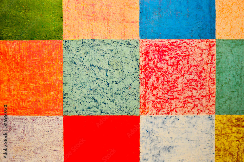 Colorful squares background