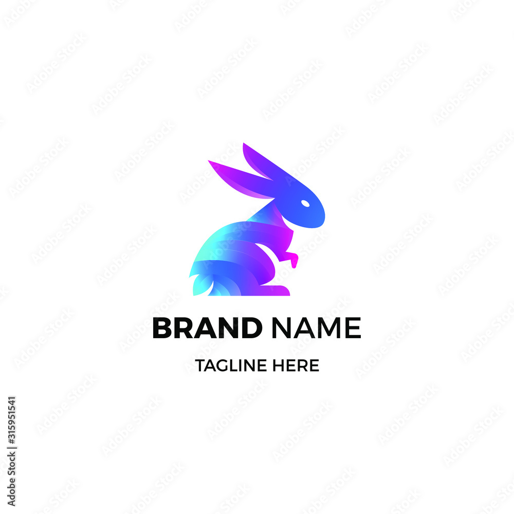 Squirrel Gradient logo icon Design Squirrel Gradient logo icon Design