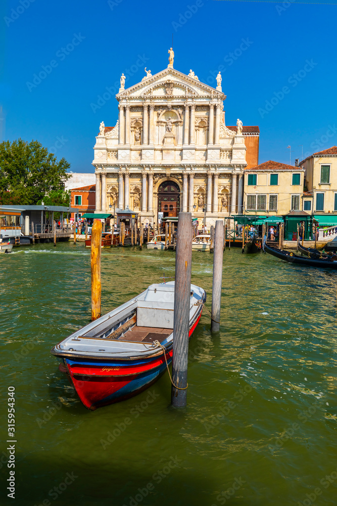 A beautiful Boat in Grand canal Venice.