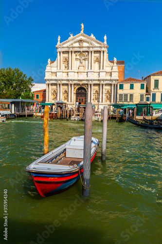 A beautiful Boat in Grand canal Venice.