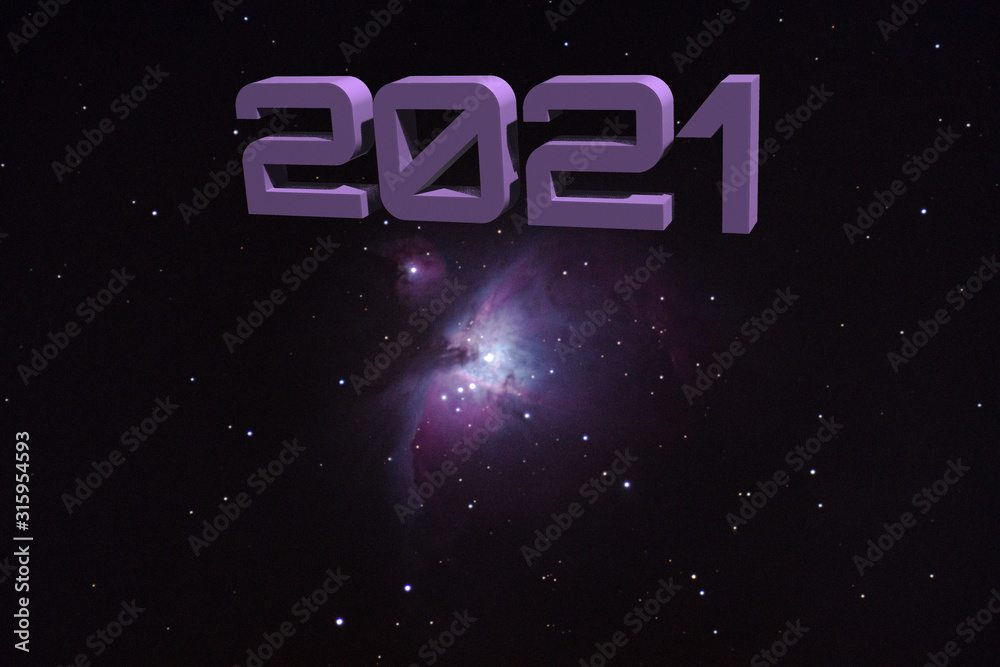 Obraz premium 2021 Orionnebel