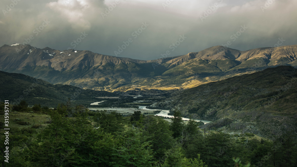 Fototapeta premium Nature, Hightligh, Park, Mountain, Torres del Paine, Chile