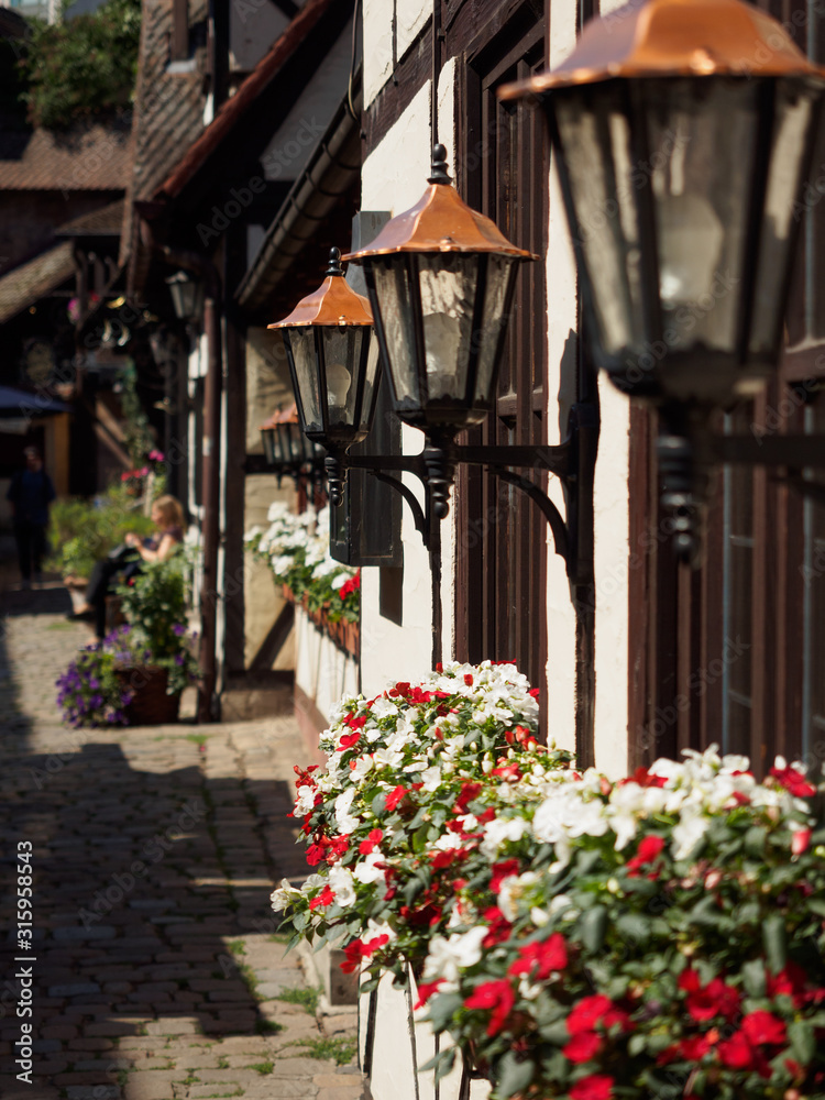 Handwerkerhof in Nuremberg, Middle Franconia, Franconia, Bavaria, Germany
