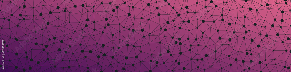 Obraz premium Abstract Low Polygon gradient Generative Art background illustration