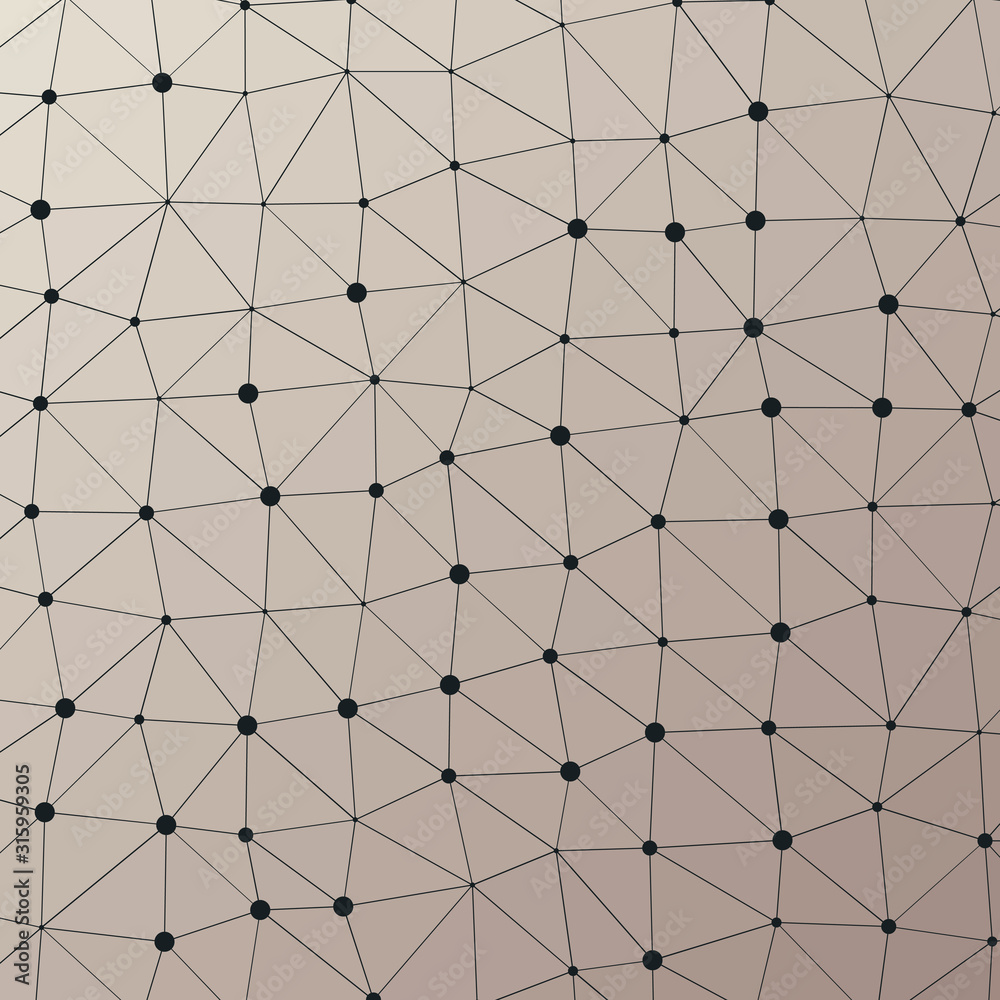 Obraz premium Abstract Low Polygon gradient Generative Art background illustration