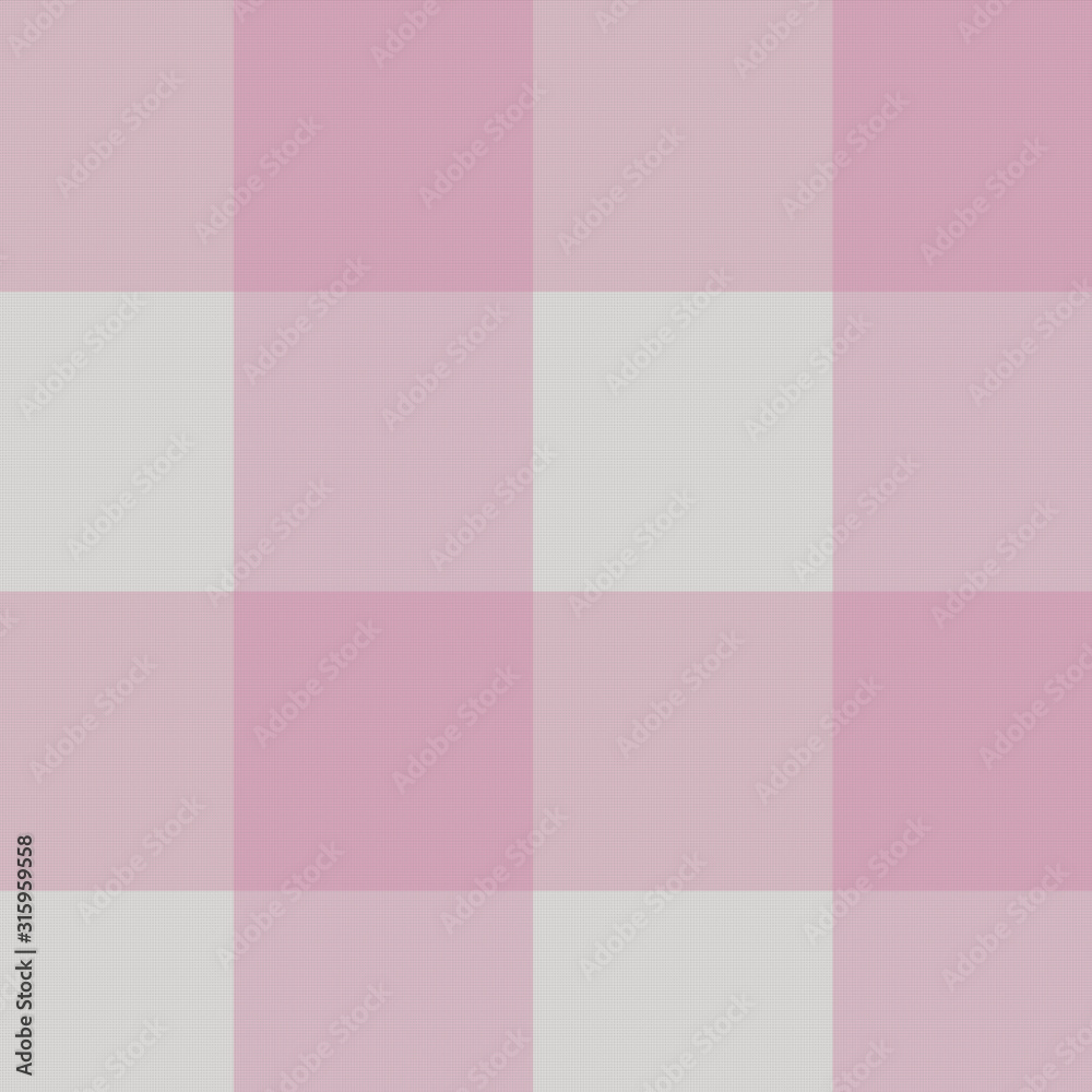 Twill pink and cream buffalo plaid background Twill pink and cream buffalo plaid background