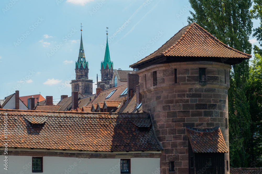 Old town Nuremberg, Bavaria, Germany