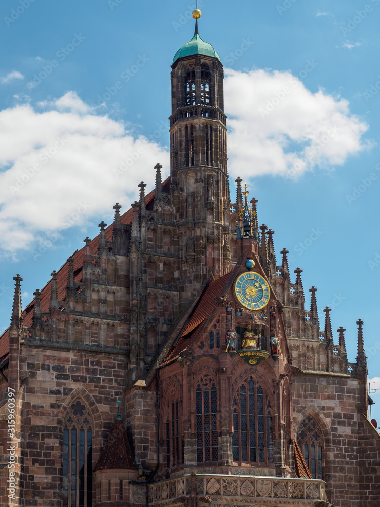 The Frauenkirche or Church of Ladies in Nuremberg, Bavaria, Germany