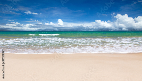 Beach and beautiful tropical sea.