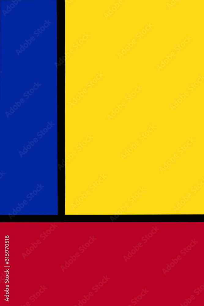 Fototapeta premium Colorful geometry abstract art.